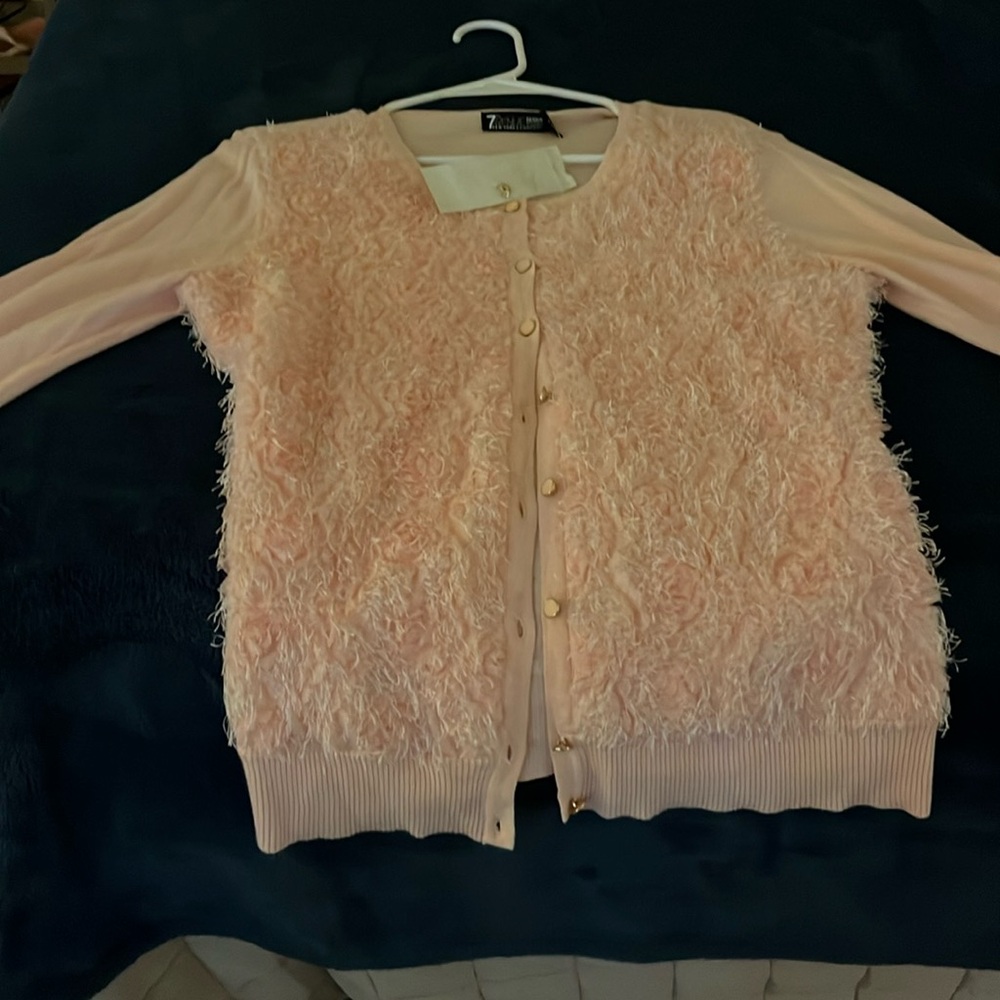 Pink roses cardigan